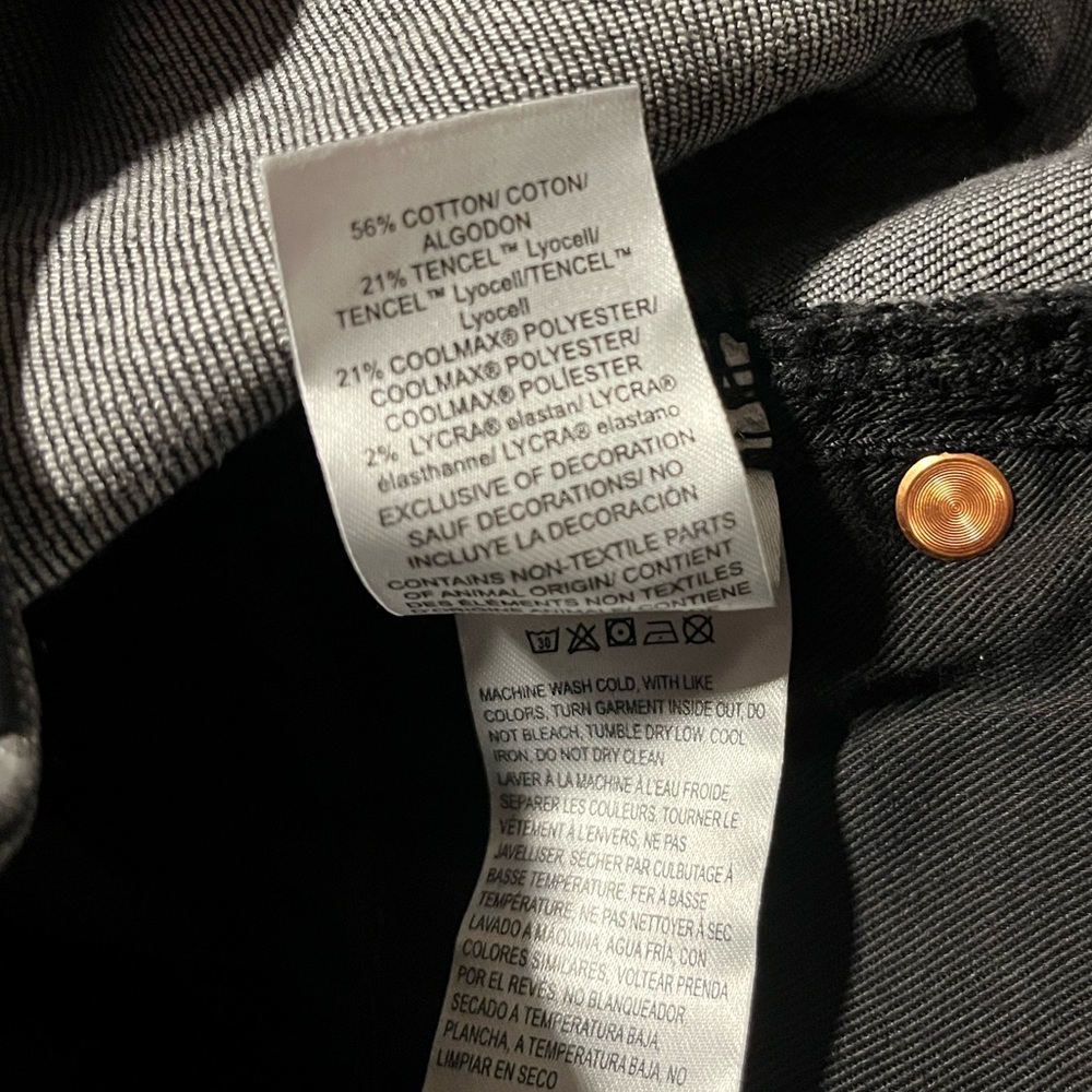 NWT Lucky Brand Slim Fit Coolmax Dark/ black wash denim W29 L30 - Picture 12 of 14